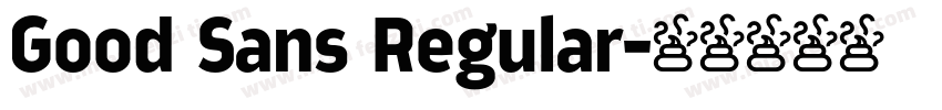 Good Sans Regular字体转换